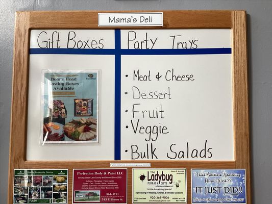 Menu photo 3 Mama's Deli Berlin, WI