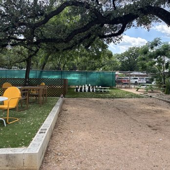 Dhaba Cafe - Life sized chess board - Coffee & Tea Near Me - Austin, Texas