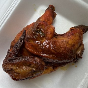 El Sol Bar & Restaurant - 1/2 a baked chicken-we got two. It looks so good! - Sports Bars Near Me - St Croix, Virgin Islands