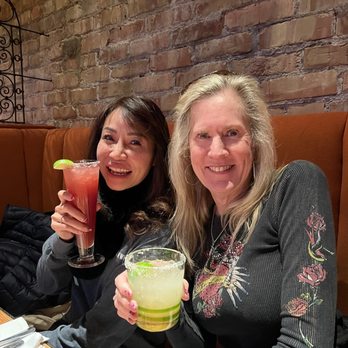 Chimayo - My friend and I enjoying some amazing cocktails. - New American Near Me - Park City, Utah