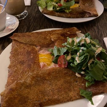 Paris Crepes Cafe - papillon crepe (egg, swiss cheese, ham, apple compote) - Creperies Near Me - Niagara Falls, Ontario Paris Crepes Cafe - papillon crepe (egg, swiss cheese, ham, apple compote) - Creperies Near Me - Niagara Falls, Ontario