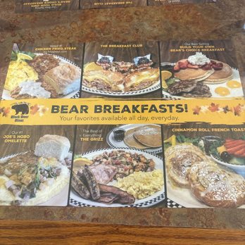 Black Bear Diner - All day breakfast menu - Diners Near Me - Rancho Cucamonga, California Black Bear Diner - All day breakfast menu - Diners Near Me - Rancho Cucamonga, California