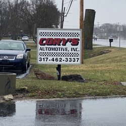 Cory's Automotive - Exterior signage