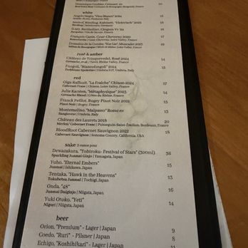 Mei - Wine menu - Asian Fusion Near Me - St. Petersburg, Florida