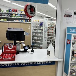 Walgreens - Check out line.