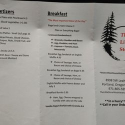 The Little Store - Part 2 of fresh food menu