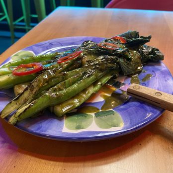 Funky Elephant - Blistered Market Green - Thai Near Me - San Francisco, California Funky Elephant - Blistered Market Green - Thai Near Me - San Francisco, California