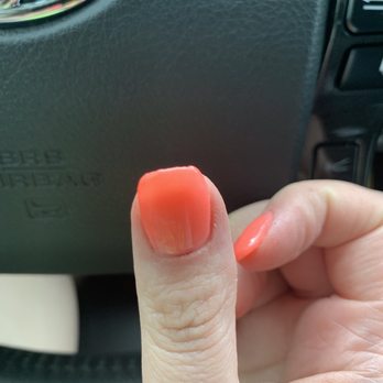 Onyx Nail Bar Alliance - Uneven and jagged nail, had to file down when I got home! - Nail Salons Near Me - Fort Worth, Texas Onyx Nail Bar Alliance - Uneven and jagged nail, had to file down when I got home! - Nail Salons Near Me - Fort Worth, Texas