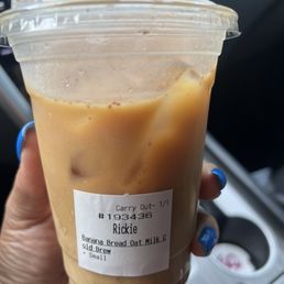 Banana nut cold brew Banana nut cold brew