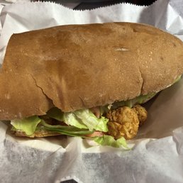 1/2 Shrimp Poboy 1/2 Shrimp Poboy