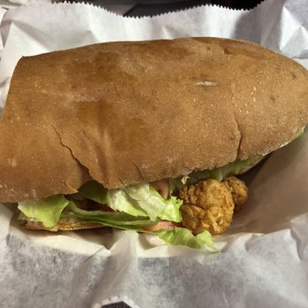 Grumpy's - 1/2 Shrimp Poboy - Southern Near Me - Paradis, Louisiana Grumpy's - 1/2 Shrimp Poboy - Southern Near Me - Paradis, Louisiana