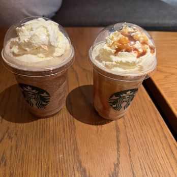 Starbucks Coffee Queen St - Mocha Frappuccino and ultra caramel Frappuccino - Coffee & Tea Near Me - Auckland, AUK