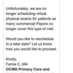 The Polyclinic Downtown - I asked them for a handicap placard and they made a virtual appointment that day - this was less than 2 weeks ago
