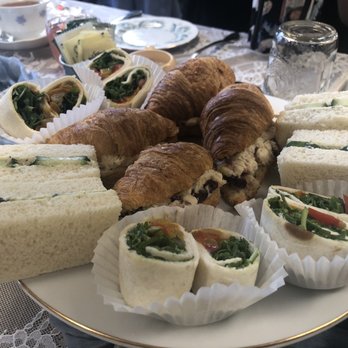 Sweet Tease Tea Room - Cucumber & mint finger sandwiches, marinated tomato & arugula pinwheels, chicken salad croissant sandwiches with celery & craisins - Bakeries Near Me - Belmar, New Jersey Sweet Tease Tea Room - Cucumber & mint finger sandwiches, marinated tomato & arugula pinwheels, chicken salad croissant sandwiches with celery & craisins - Bakeries Near Me - Belmar, New Jersey