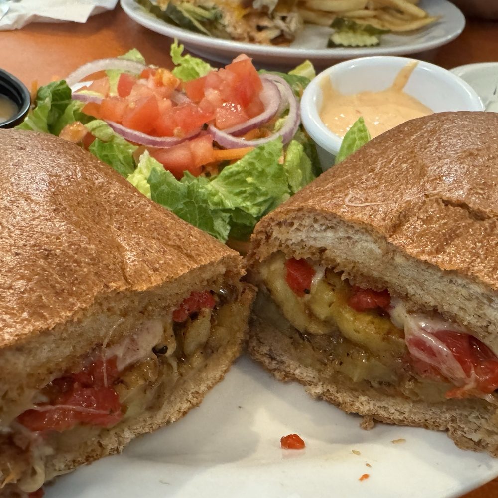 Toasties Cafe - Sausage & peppers sandwich. - American Near Me - Pacific Grove, California Toasties Cafe - Sausage & peppers sandwich. - American Near Me - Pacific Grove, California