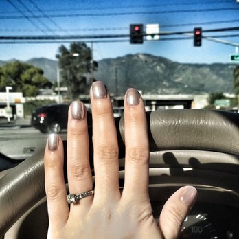 Q Nails & Spa - So beautiful! Thank you! Love those metallic colors - Nail Salons Near Me - Glendale, California