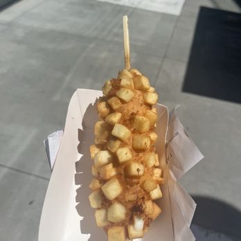 Mochinut - Cerritos - POTATO MOZZARELLA CORNDOG - Hot Dogs Near Me - Cerritos, California