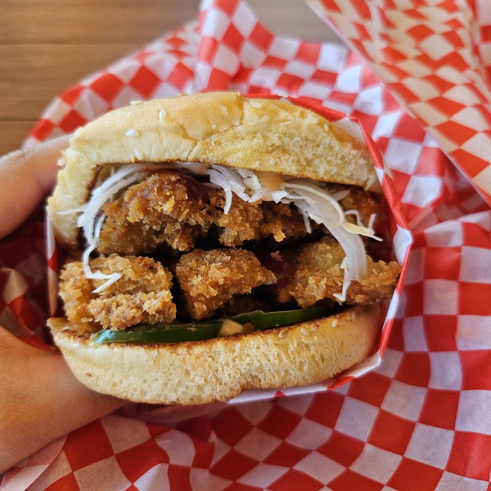 Corner Grille - crispy chicken burger ($10.99) - Korean Near Me - Woodland Hills, California Corner Grille - crispy chicken burger ($10.99) - Korean Near Me - Woodland Hills, California