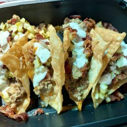 New Bacon Cheeseburger Wonton Tacos New Bacon Cheeseburger Wonton Tacos