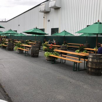 Jack's Abby Brewing - Picnic benches of a minute or two of comfort. Not good for a nice lunch. - Brewpubs Near Me - Framingham, Massachusetts