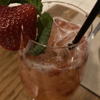 El Tapeo Modern Spanish Kitchen - Strawberry basil Mocktail - Tapas/Small Plates Near Me - Oak Brook, Illinois