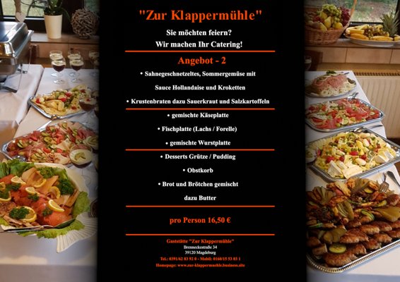 Menu photo 3 Zur Klappermühle Magdeburg, ST
