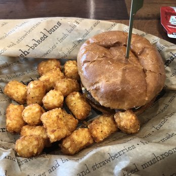 Jaggers - BBQ Cheddar Burger with Tater Tots - Burgers Near Me - Indianapolis, Indiana