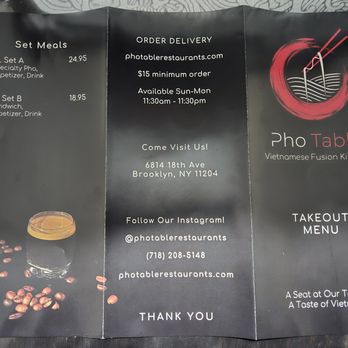 Pho Table - Vietnamese Near Me - Brooklyn, New York