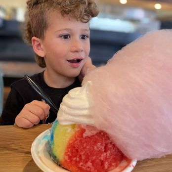 Cotton & Snow - Cotton snow and ice cream in rainbow flavor yum! My son said to give 100 stars. - Shaved Ice Near Me - Nashville, Tennessee