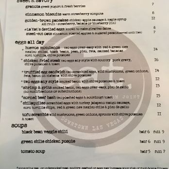 Eat. - Menu - New American Near Me - Las Vegas, Nevada