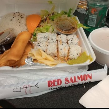 Red Salmon - Bento box - Japanese Near Me - Lancaster, California Red Salmon - Bento box - Japanese Near Me - Lancaster, California