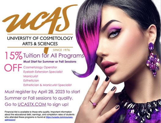 UNIVERSITY OF COSMETOLOGY ARTS AND SCIENCES - LA JOYA - Updated July 2026 - Request an Appointment - 724 East Expressway 83, La Joya, Texas - Hair Salons - Phone Number - Yelp