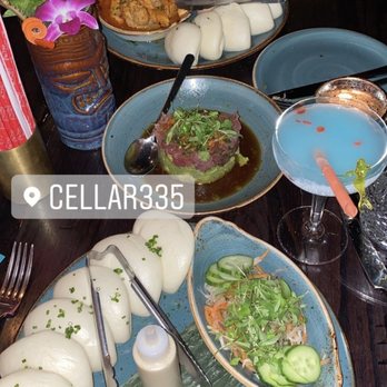 Cellar 335 - Veggie Bao, Chicken Bao & Tuna Tartare - Cocktail Bars Near Me - Jersey City, New Jersey