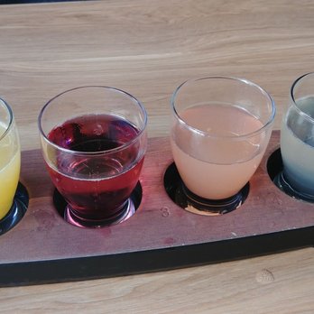 Broken Yolk Cafe - I shouldn't complain about too much alcohol, but if you're going to have a flight of mimosas, at least have some juice in them. - Breakfast & Brunch Near Me - Costa Mesa, California Broken Yolk Cafe - I shouldn't complain about too much alcohol, but if you're going to have a flight of mimosas, at least have some juice in them. - Breakfast & Brunch Near Me - Costa Mesa, California