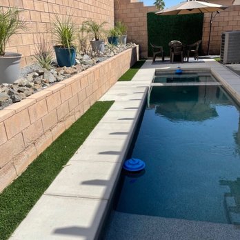 All Valley Desert Landscapes - Fake turf around the pool - Landscaping Near Me All Valley Desert Landscapes - Fake turf around the pool - Landscaping Near Me