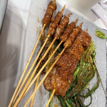 YGF Malatang & Hotpot - Lamb skewers, intestines, chives - Noodles Near Me - Dublin, California YGF Malatang & Hotpot - Lamb skewers, intestines, chives - Noodles Near Me - Dublin, California