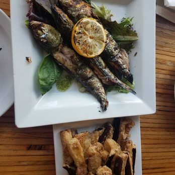 La Feria - Grill sardines and eggplant - Tapas Bars Near Me - Detroit, Michigan La Feria - Grill sardines and eggplant - Tapas Bars Near Me - Detroit, Michigan