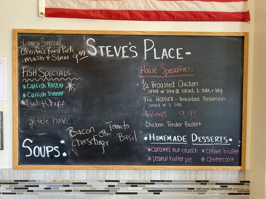 Menu photo 3 Steve's Place North Fort Myers, FL