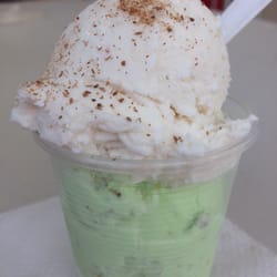 Heladeria la Aldeana - Arroz con leche y pistache