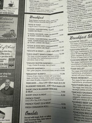 Menu photo 5 Del's Cafe Saint Charles, MN