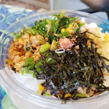 Pokeworks - a bowl of rice, seaweed, and vegetables - Poke Near Me - Bellevue, Washington Pokeworks - a bowl of rice, seaweed, and vegetables - Poke Near Me - Bellevue, Washington