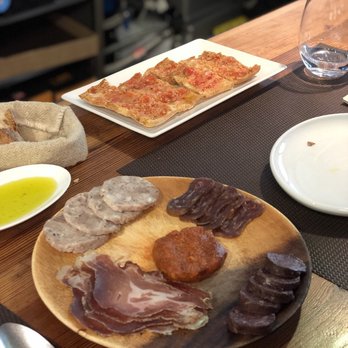 Teòric - Charcuterie + bread with tomato - Tapas Bars Near Me - Barcelona, B Teòric - Charcuterie + bread with tomato - Tapas Bars Near Me - Barcelona, B