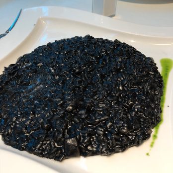 Osteria Mamma Rosa - Squid ink risotto - Italian Near Me - Milan, Michigan