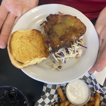 The Corner Kitchen - Chicken slider (not sure which one. Not my plate)! - Burgers Near Me - Concord, California