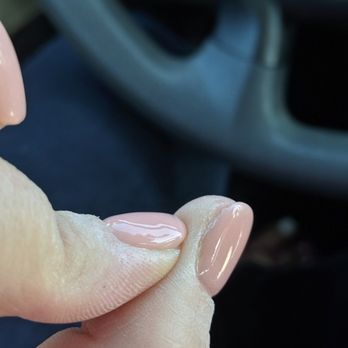 Sessy Nails - Uneven surface/sides of powder made for very thick nails - Nail Salons Near Me - Placentia, California Sessy Nails - Uneven surface/sides of powder made for very thick nails - Nail Salons Near Me - Placentia, California