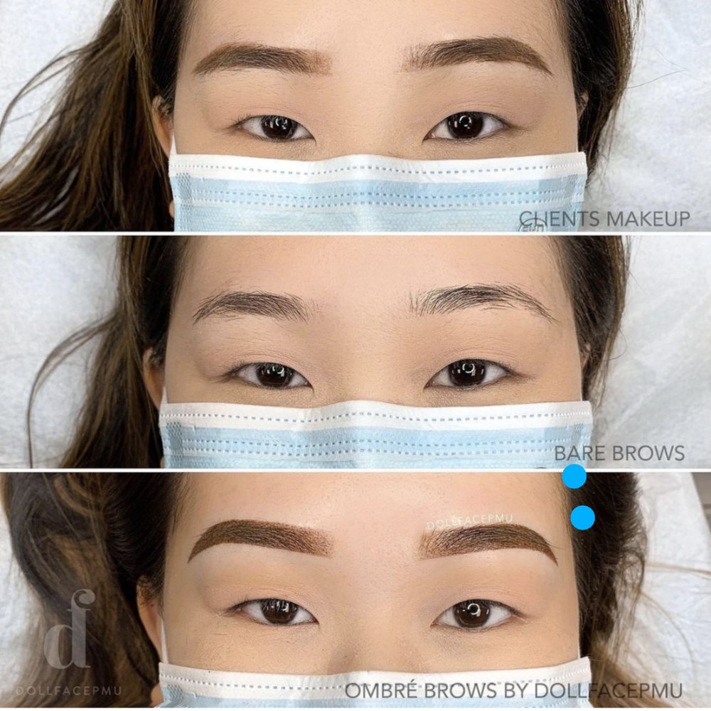 Dollface Permanent Makeup - How I used to draw in my brows, and how Stephanie fixed my unevenness - Permanent Makeup Near Me - Lake Forest, California Dollface Permanent Makeup - How I used to draw in my brows, and how Stephanie fixed my unevenness - Permanent Makeup Near Me - Lake Forest, California