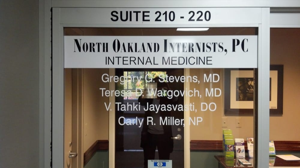 NORTH OAKLAND INTERNISTS PC Updated October 2024 3100 Cross Creek