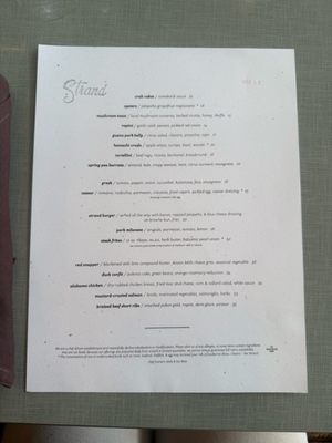 Menu photo 1 The Strand Orlando, FL Menu photo 1 The Strand Orlando, FL