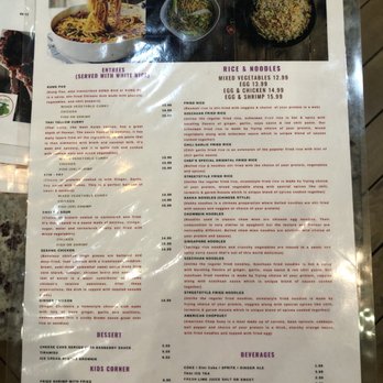 Sizzlin Stirfry Asian Bistro - 6/2/2023-menu - Asian Fusion Near Me - Raleigh, North Carolina