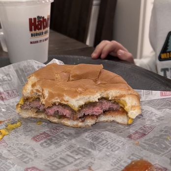 Habit Burger & Grill - a half eaten sandwich - Burgers Near Me - Nampa, Idaho Habit Burger & Grill - a half eaten sandwich - Burgers Near Me - Nampa, Idaho